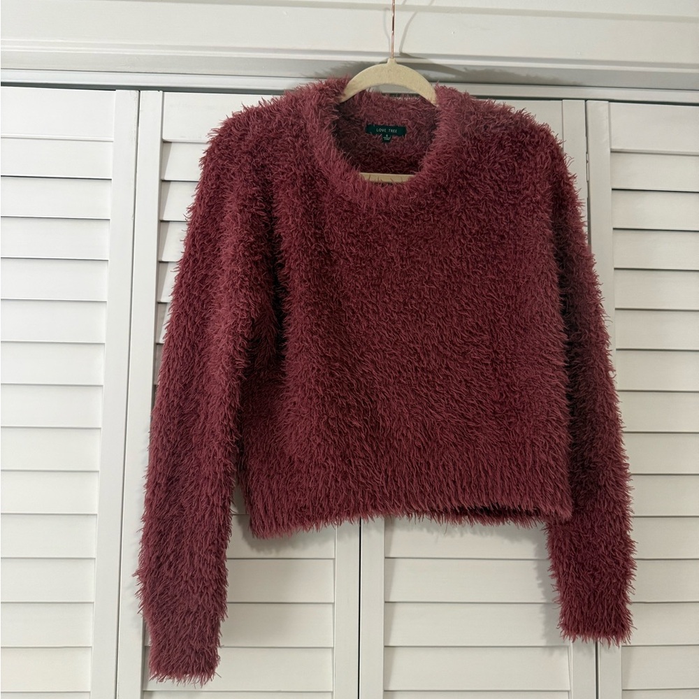 Love Tree Super Soft Pink/Purple Sweater